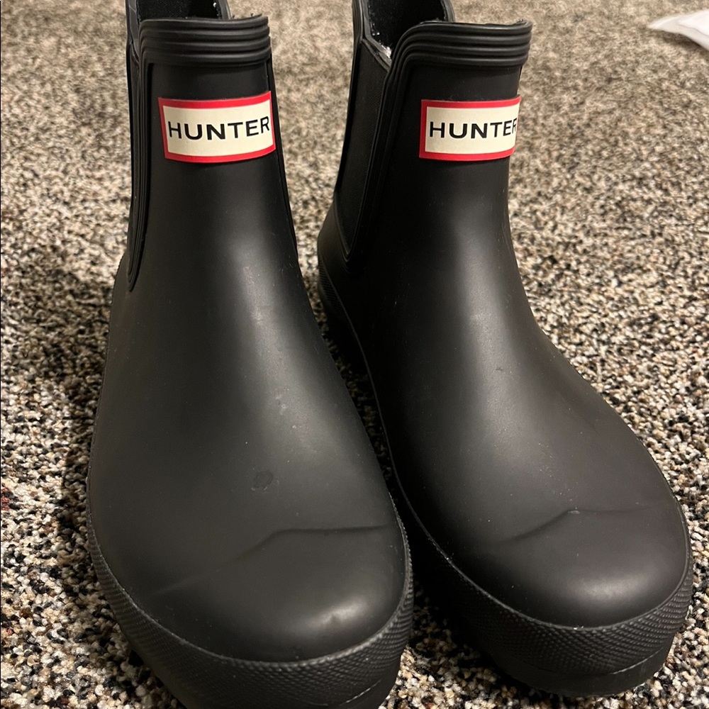 Women’s Short Hunter Rain Boot (Black)